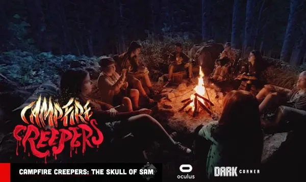 Nicole Wallace trong phim ngắn kinh dị Campfire Creepers: The Skull of Sam (2017)