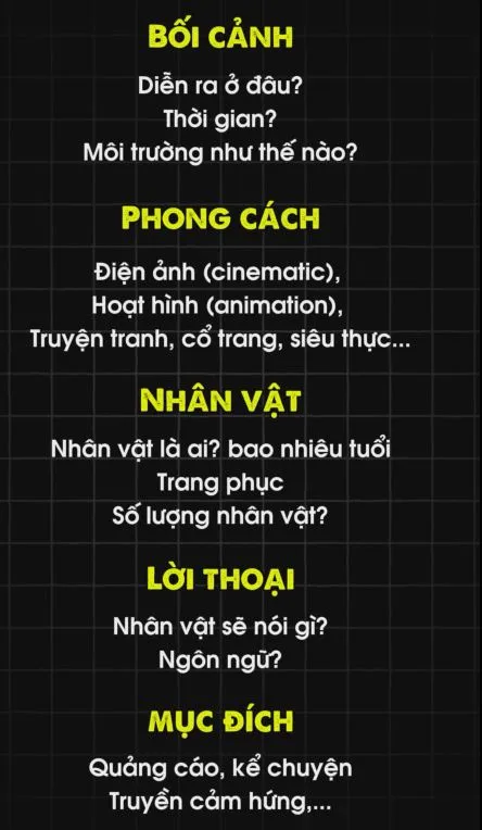 Hướng dẫn viết promt Google AI Veo 3 cho các ngành nghề (kèm ví dụ thực tế) promt 1