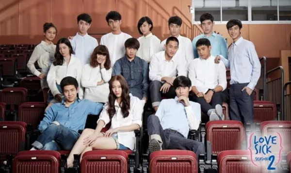 Cảnh phim học đường lãng mạn trong Yêu Là Yêu - Love Sick The Series Season 2 (2014).