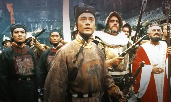 Các phim và chương trình truyền hình có sự tham gia của Vu Vinh Quang Hình ảnh trong phim The East Is Red (1993) có sự tham gia của Vu Vinh Quang