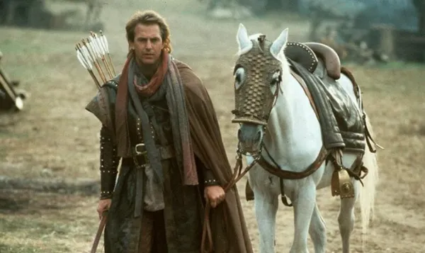 Kevin Costner trong vai Robin Hood phim 'Hoàng Tử Lục Lâm'