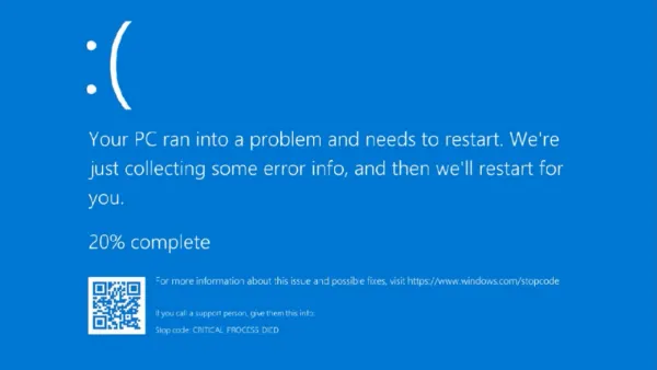 9 cách khắc phục laptop lên màn hình nhưng không chạy hiệu quả Màn hình xanh