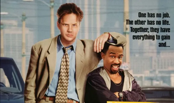Martin Lawrence và Tim Robbins trong phim hài hành động Không Còn Gì Để Mất (Nothing To Lose 1997)