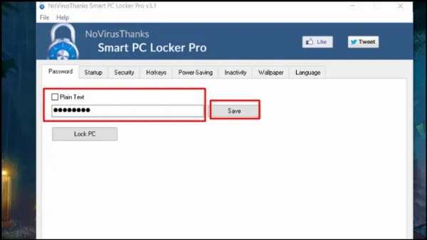 8 cách khóa màn hình laptop Windows đơn giản, hữu hiệu Nhập mật khẩu ban đầu cho phần mềm Smart PC Locker Pro