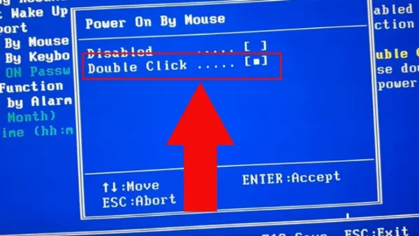Nút nguồn laptop Lenovo ở đâu? Cách mở laptop không cần nút nguồn Thiết lập Double Click để kích hoạt tính năng mở laptop Lenovo bằng thao tác chuột.