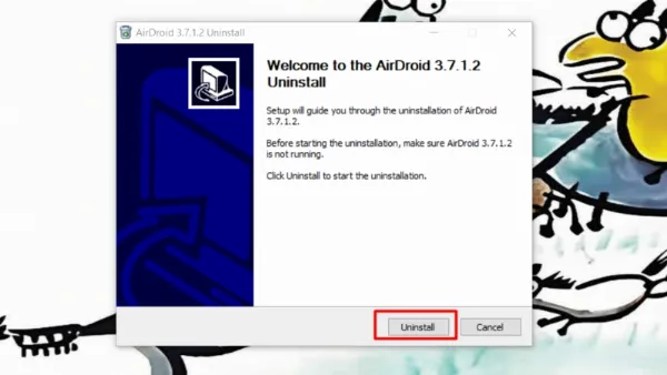 9 cách khắc phục laptop lên màn hình nhưng không chạy hiệu quả Tiếp chục chọn Uninstall