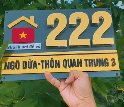 BIỂN, BẢNG CÔNG TY,Alcorest in UV nội dung, ngoài trời BCT-QC24H006 bien so nha co viet nam 21