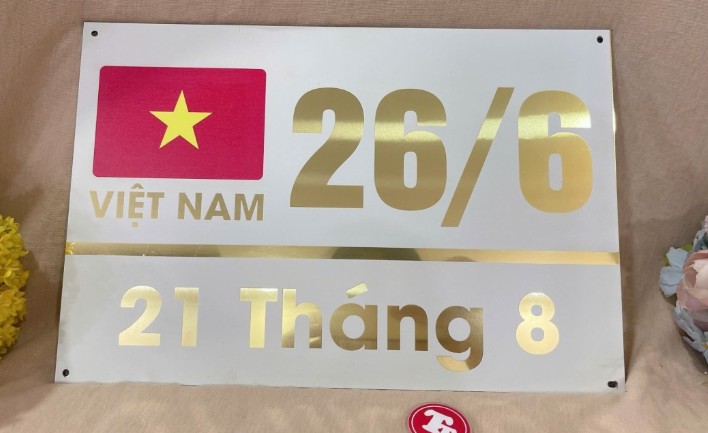 BIỂN, BẢNG CÔNG TY,Alcorest in UV nội dung, ngoài trời BCT-QC24H006 bien so nha co viet nam 22