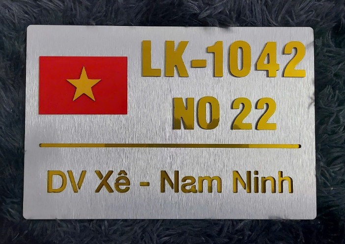 BIỂN, BẢNG CÔNG TY,Alcorest in UV nội dung, ngoài trời BCT-QC24H006 bien so nha co viet nam 25