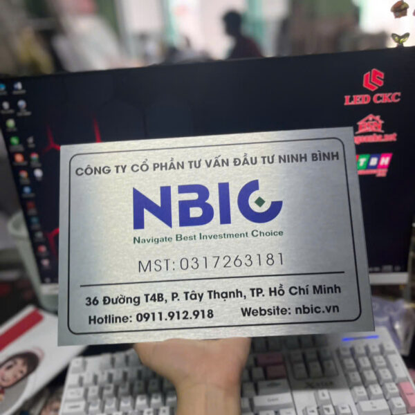 Biển tên công ty đẹp bang cong ty alu 12