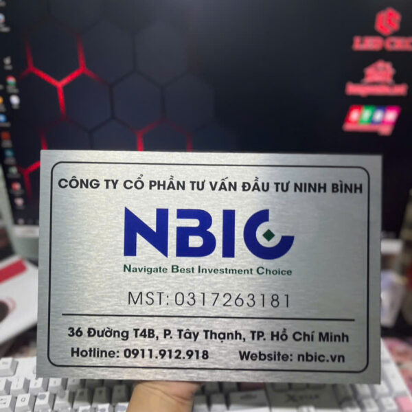 Biển tên công ty đẹp bang cong ty alu 5