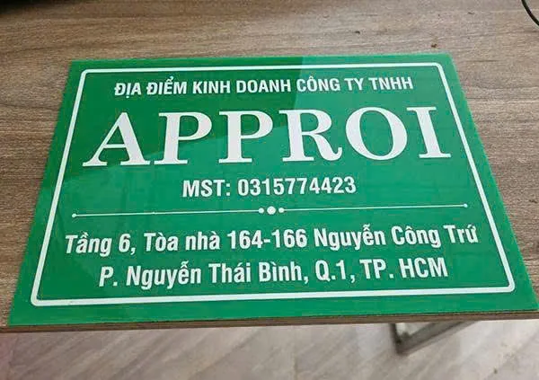 Bảng địa điểm kinh doanh in có liền bang dia diem kinh doanh 11