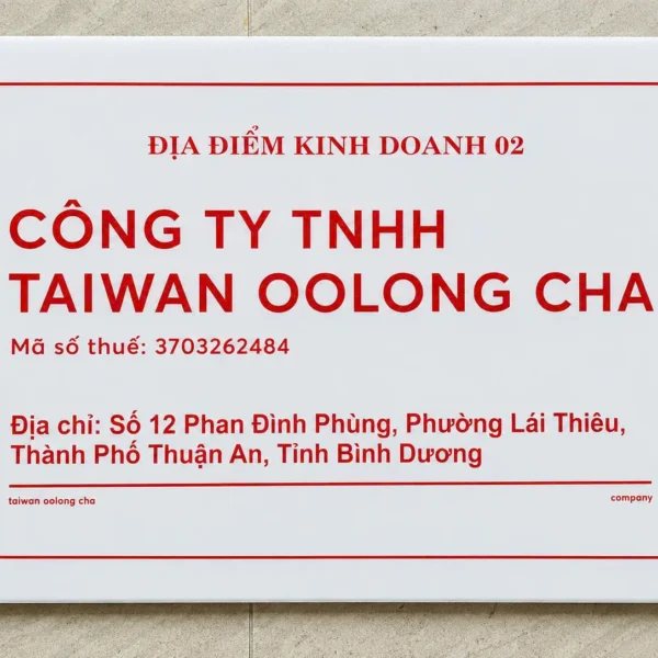 Biển tên công ty đẹp bang dia diem kinh doanh 2