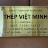 Bảng tên công ty inox