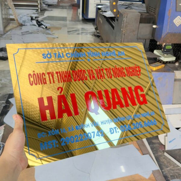 Biển tên công ty đẹp bien cong ty 13
