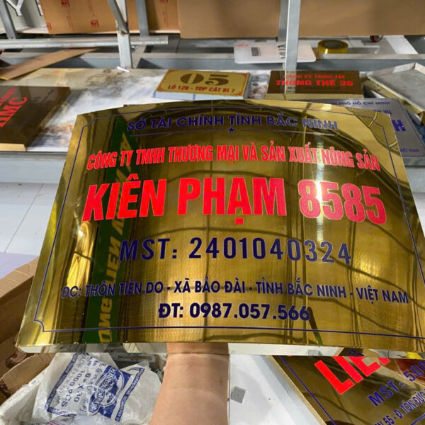 Biển tên công ty đẹp bien cong ty 21