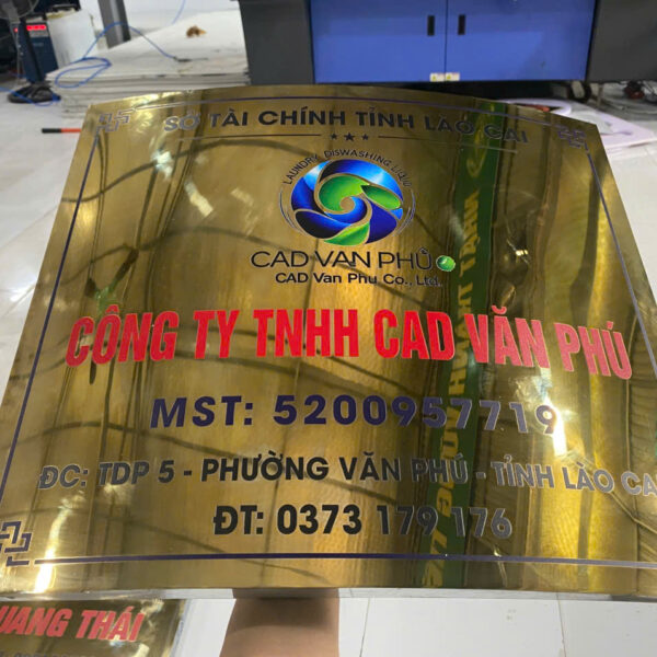 Biển tên công ty đẹp bien cong ty 6