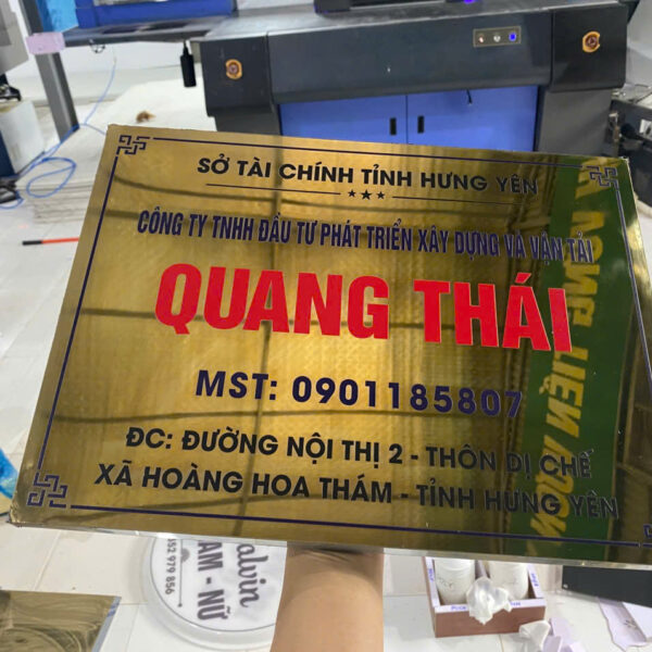 Biển tên công ty đẹp bien cong ty 7