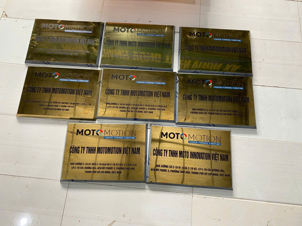 Biển công ty inox 20x30cm bien cong ty 9