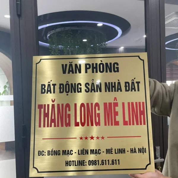Biển tên công ty đẹp bien cong ty bien ho kinh doanh 1