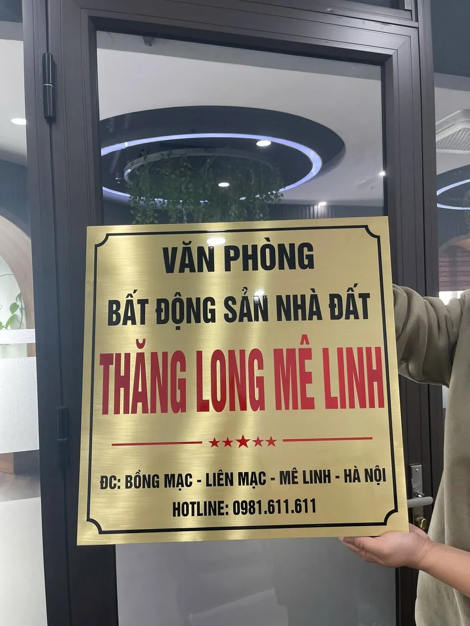 Biển hộ kinh doanh mica và alu 20x30cm bien cong ty bien ho kinh doanh 1