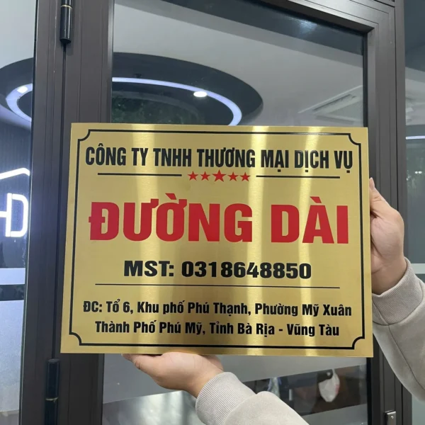 Biển tên công ty đẹp bien cong ty bien ho kinh doanh 2
