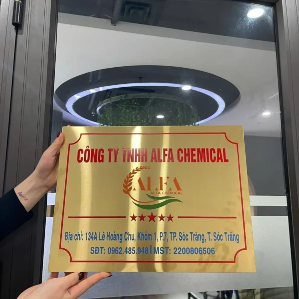 Biển tên công ty đẹp bien cong ty bien ho kinh doanh 5