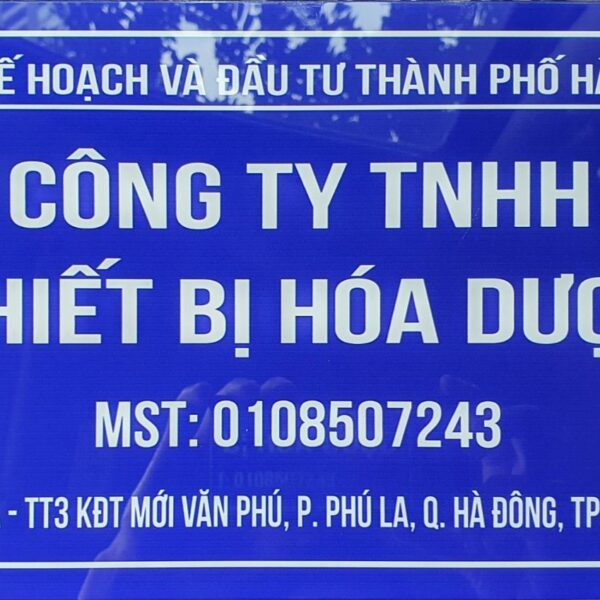 Biển tên công ty đẹp bien cong ty mica 18