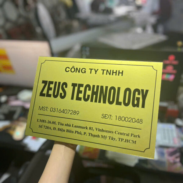 Biển tên công ty theo quy định