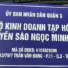 Biển hộ kinh doanh mica và alu 20x30cm