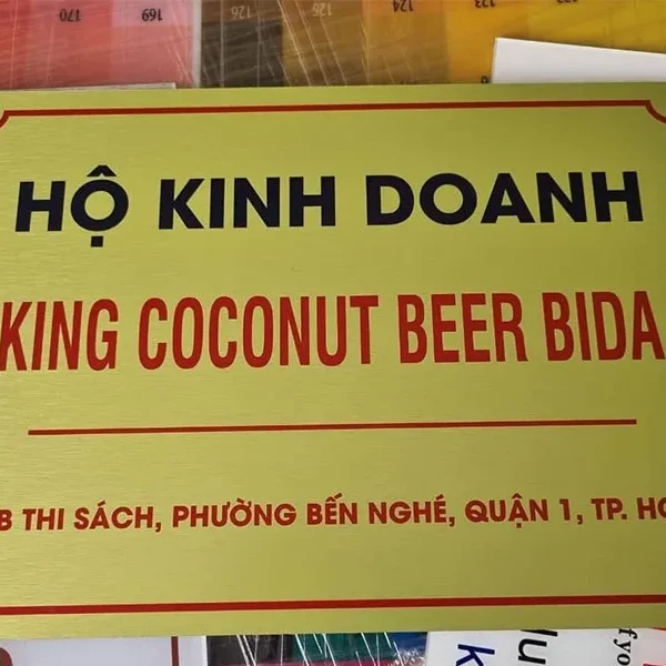 Biển tên công ty đẹp bien ho kinh doanh 2