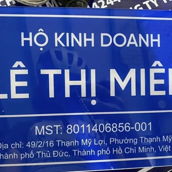 Biển tên công ty đẹp bien ho kinh doanh 8